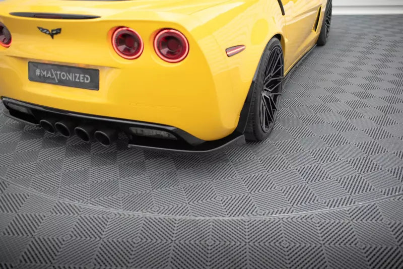 Maxton Design Diffusor Flaps für Chevrolet Corvette C6 Hochglanz schwarz – Ansicht 2