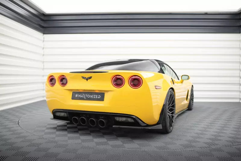 Maxton Design Diffusor Flaps für Chevrolet Corvette C6 Hochglanz schwarz – Ansicht 3
