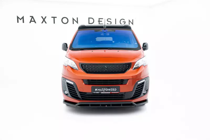 Maxton Design Frontlippe für Citroen Jumpy Mk3 Hochglanz schwarz – Ansicht 2