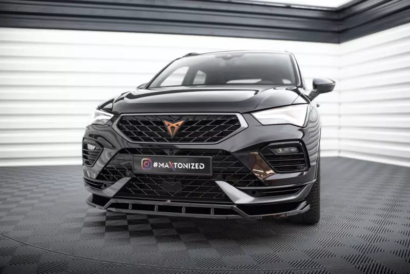 Maxton Design Frontlippe für Cupra Ateca Mk1 Facelift Hochglanz schwarz – Ansicht 1