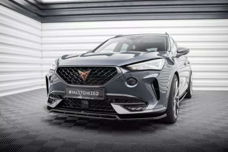 Maxton Design Frontlippe V.5 für Cupra Formentor Mk1 Hochglanz schwarz – Ansicht 1