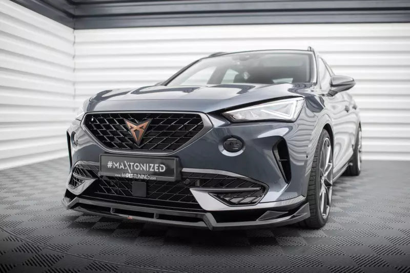 Maxton Design Frontlippe V.4 für Cupra Formentor Mk1 Hochglanz schwarz – Ansicht 1