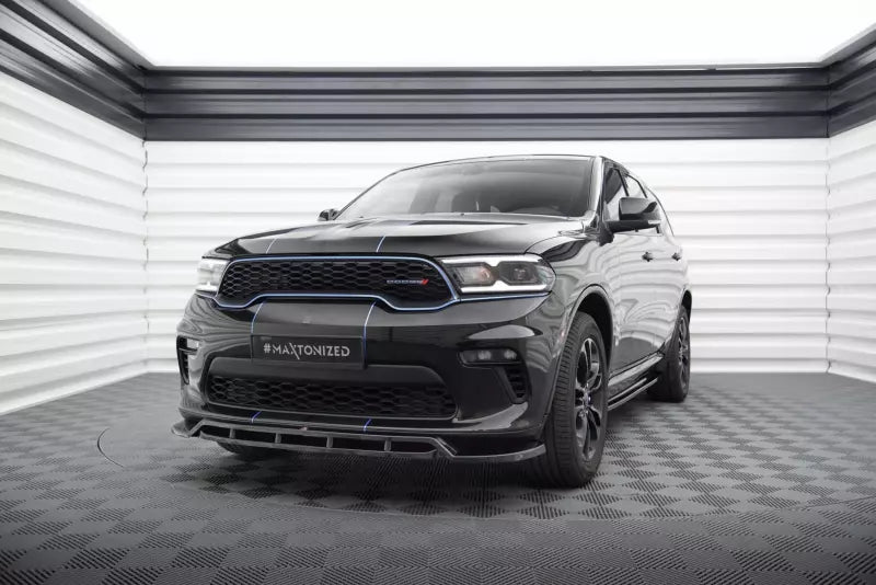 Maxton Design Frontlippe für Dodge Durango Mk3 Facelift Hochglanz schwarz – Ansicht 1