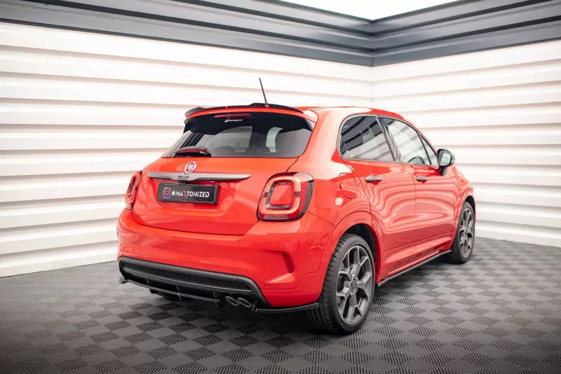 Maxton Design Heckspoiler Lippe für Fiat 500X Sport Mk1 Facelift Hochglanz schwarz – Ansicht 2