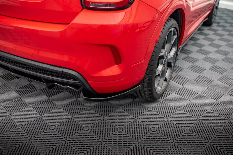 Maxton Design mittlerer Heckdiffusor DTM Look für Fiat 500X Sport Mk1 Facelift Hochglanz schwarz – Ansicht 2