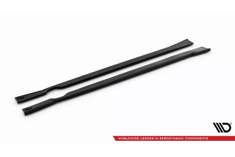 Maxton Design Seitenschweller (Paar) für Fiat 500X Sport Mk1 Facelift Hochglanz schwarz – Ansicht 4