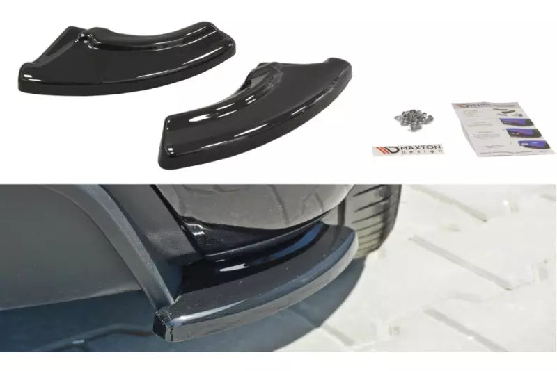Maxton Design Diffusor Flaps für Fiat Punto Evo Abarth Hochglanz schwarz Hochglanz schwarz – Ansicht 2