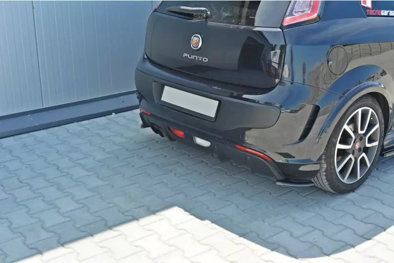 Maxton Design Diffusor Flaps für Fiat Punto Evo Abarth Hochglanz schwarz Hochglanz schwarz – Ansicht 3