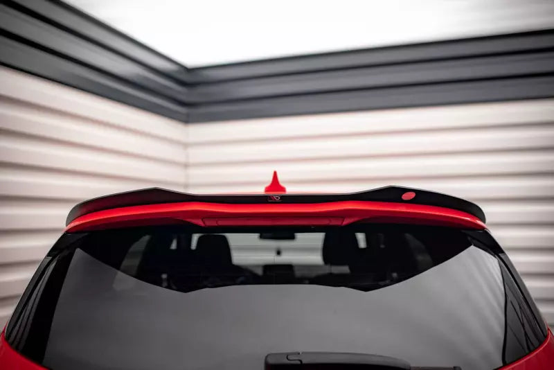 Maxton Design Heckspoiler Lippe V.2 für Ford Focus Kombi ST-Line Mk4 Hochglanz schwarz – Ansicht 4