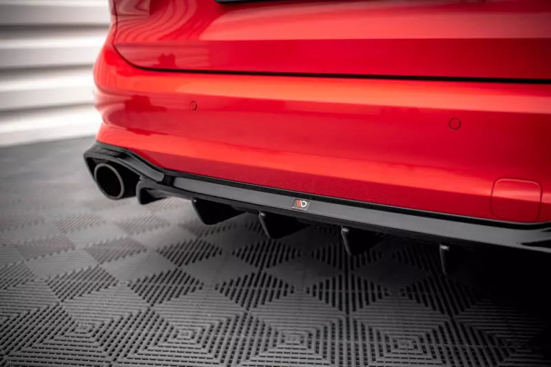 Maxton Design Heckdiffusor V.2 für Ford Focus Kombi ST Mk4 Hochglanz schwarz – Ansicht 3