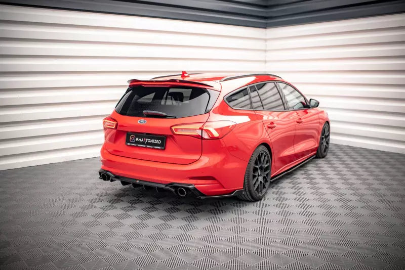 Maxton Design Diffusor Flaps v.8 für Ford Focus Kombi ST Mk4 Hochglanz schwarz – Ansicht 2