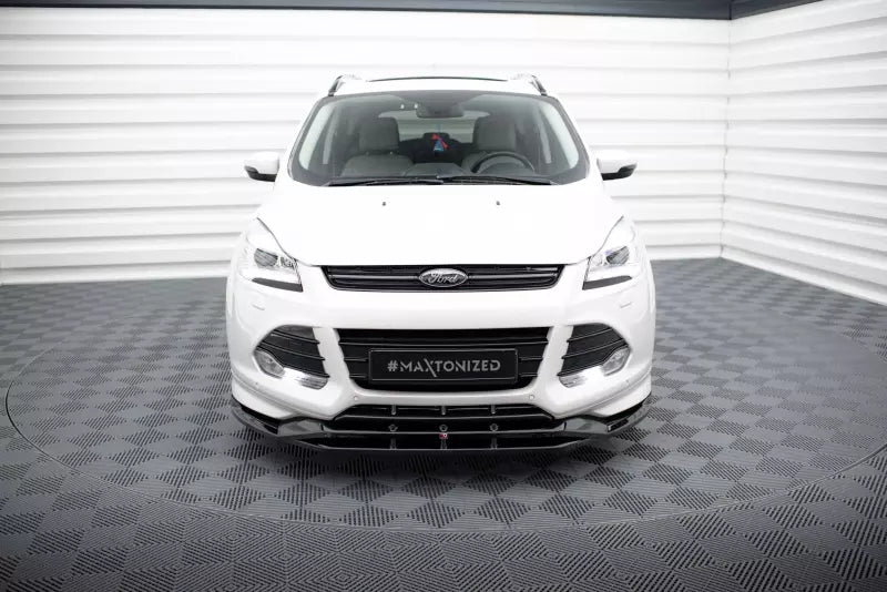 Maxton Design Frontlippe für Ford Kuga ST-Line Mk2 Hochglanz schwarz – Ansicht 2
