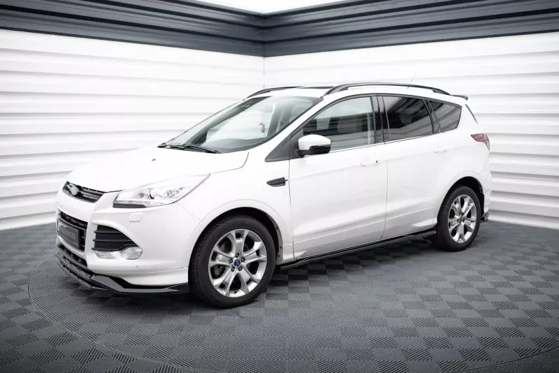 Maxton Design Seitenschweller (Paar) für Ford Kuga ST-Line Mk2 Hochglanz schwarz – Ansicht 2