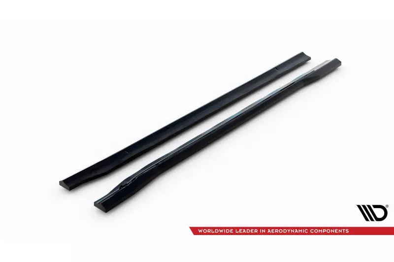 Maxton Design Seitenschweller (Paar) für Ford Kuga ST-Line Mk2 Hochglanz schwarz – Ansicht 4