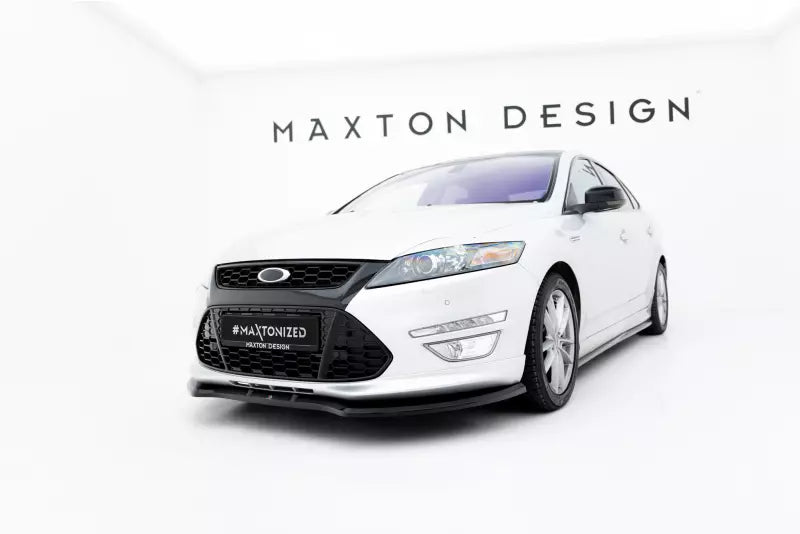 Maxton Design Frontlippe für Ford Mondeo ST-Line Mk4 Facelift Hochglanz schwarz – Ansicht 1