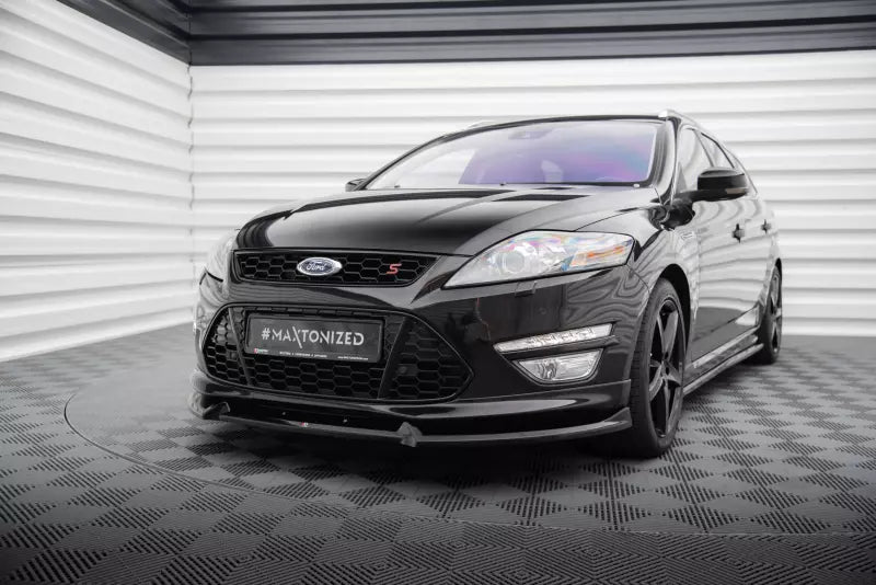 Maxton Design Frontlippe V.2 für Ford Mondeo ST-Line Mk4 Facelift Hochglanz schwarz – Ansicht 1