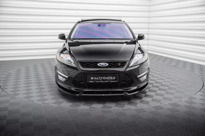 Maxton Design Frontlippe V.2 für Ford Mondeo ST-Line Mk4 Facelift Hochglanz schwarz – Ansicht 2
