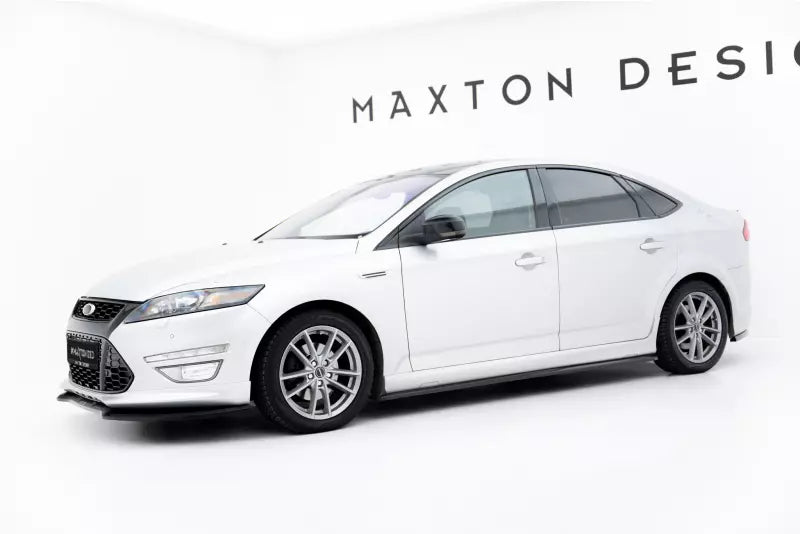 Maxton Design Seitenschweller (Paar) für Ford Mondeo ST-Line Mk4 Facelift Hochglanz schwarz – Ansicht 1