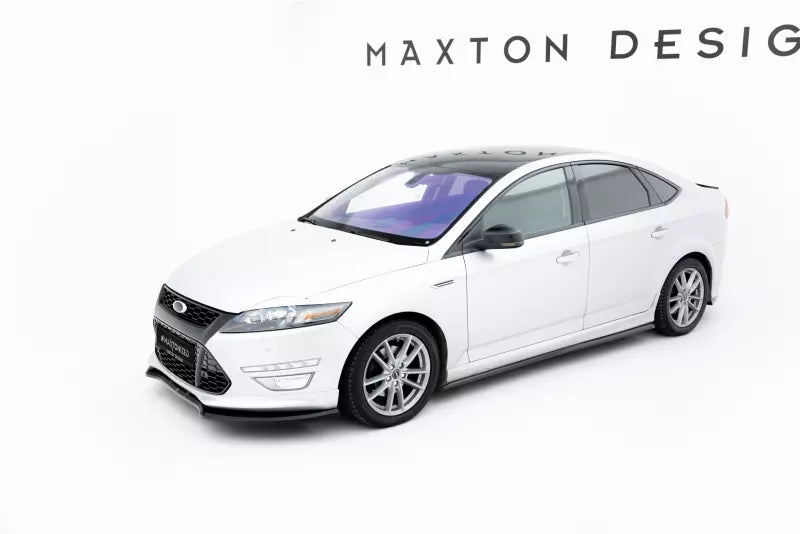 Maxton Design Seitenschweller (Paar) für Ford Mondeo ST-Line Mk4 Facelift Hochglanz schwarz – Ansicht 2