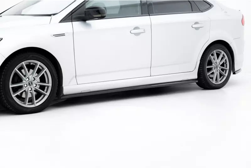 Maxton Design Seitenschweller (Paar) für Ford Mondeo ST-Line Mk4 Facelift Hochglanz schwarz – Ansicht 3