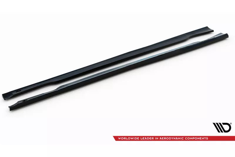 Maxton Design Seitenschweller (Paar) für Ford Mondeo ST-Line Mk4 Facelift Hochglanz schwarz – Ansicht 4