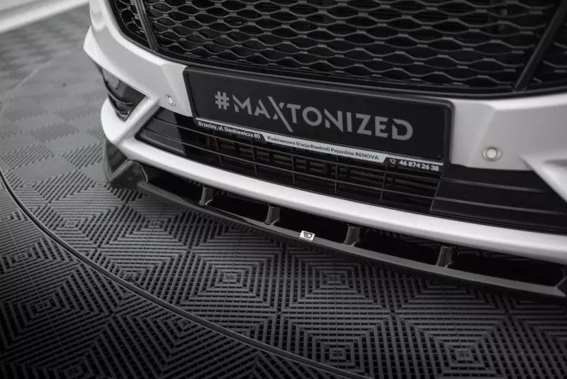 Maxton Design Frontlippe für Ford Mondeo Sport Mk5 Facelift / Fusion Sport Mk2 Facelift Hochglanz schwarz – Ansicht 3