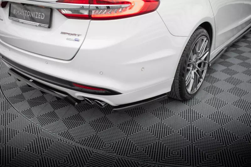 Maxton Design Diffusor Flaps für Ford Mondeo Sport Mk5 Facelift / Fusion Sport Mk2 Facelift Hochglanz schwarz – Ansicht 1