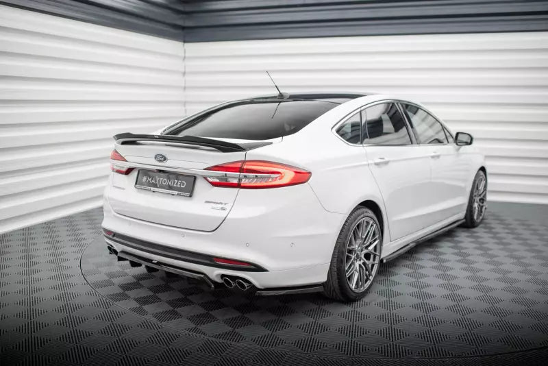 Maxton Design Diffusor Flaps für Ford Mondeo Sport Mk5 Facelift / Fusion Sport Mk2 Facelift Hochglanz schwarz – Ansicht 2