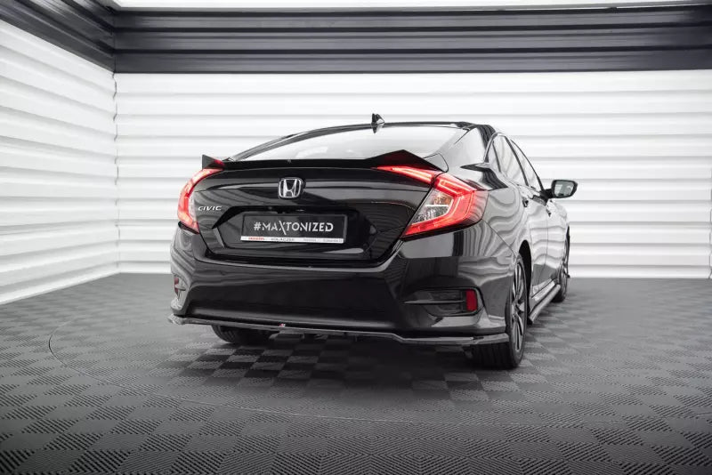 Maxton Design Heckspoiler Lippe für Honda Civic Mk10 Hochglanz schwarz – Ansicht 3
