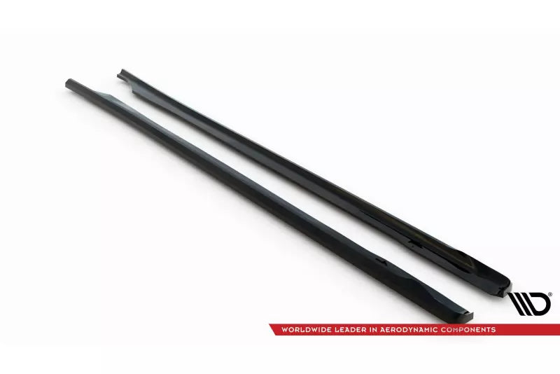 Maxton Design Seitenschweller (Paar) für Honda Civic Mk10 Hochglanz schwarz – Ansicht 4