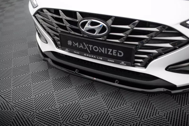 Maxton Design Frontlippe für Hyundai I30 Mk3 Facelift Hochglanz schwarz – Ansicht 3