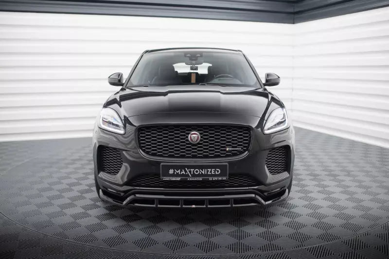 Maxton Design Frontlippe für Jaguar E-Pace R-Dynamic Mk1 Hochglanz schwarz – Ansicht 2