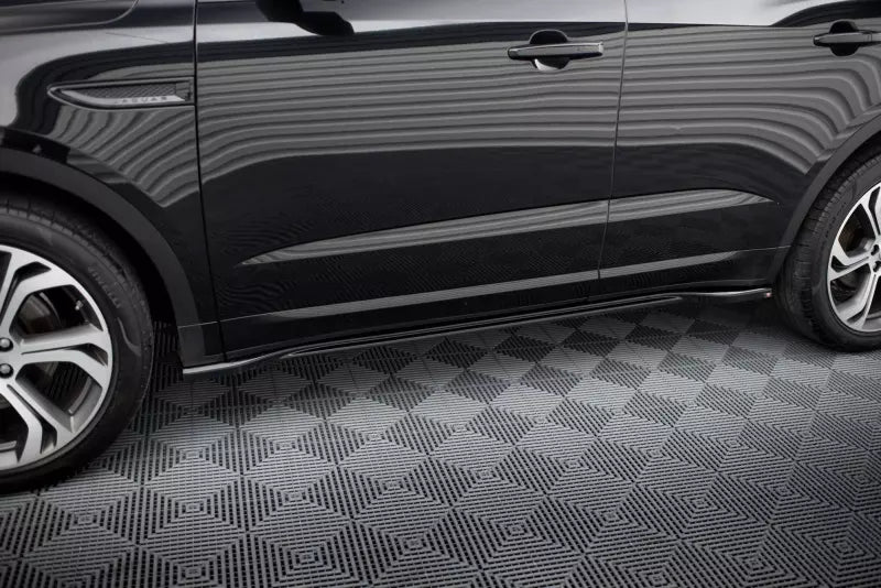 Maxton Design Seitenschweller (Paar) für Jaguar E-Pace R-Dynamic Mk1 Hochglanz schwarz – Ansicht 1