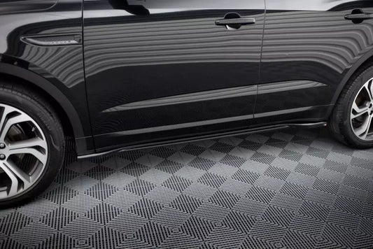 Maxton Design Seitenschweller (Paar) für Jaguar E-Pace R-Dynamic Mk1 Hochglanz schwarz – Ansicht 1