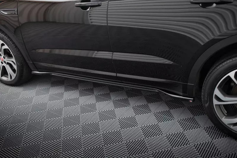 Maxton Design Seitenschweller (Paar) für Jaguar E-Pace R-Dynamic Mk1 Hochglanz schwarz – Ansicht 3