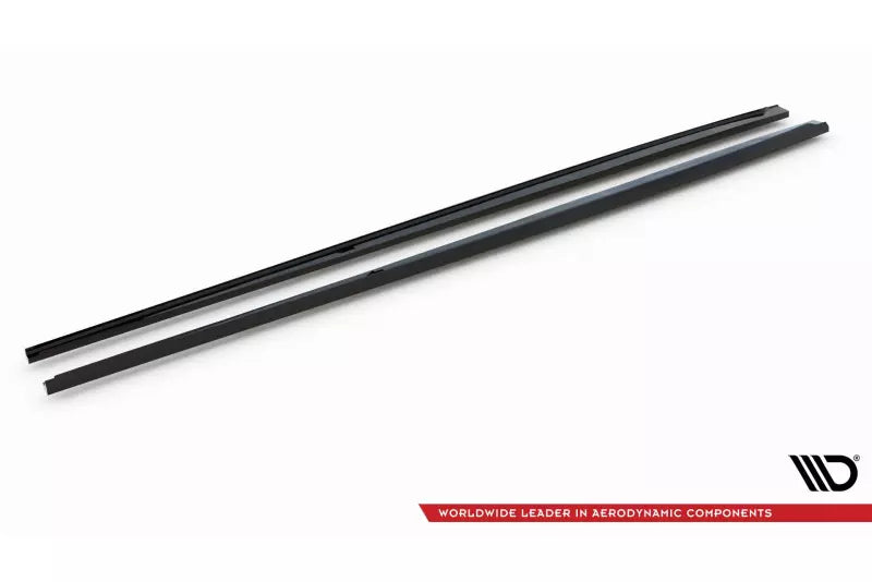 Maxton Design Seitenschweller (Paar) für Jaguar XE R-Sport X760 Hochglanz schwarz – Ansicht 4