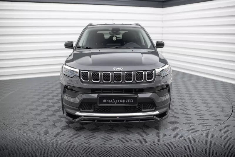 Maxton Design Frontlippe für Jeep Compass Limited Mk2 Facelift Hochglanz schwarz – Ansicht 2