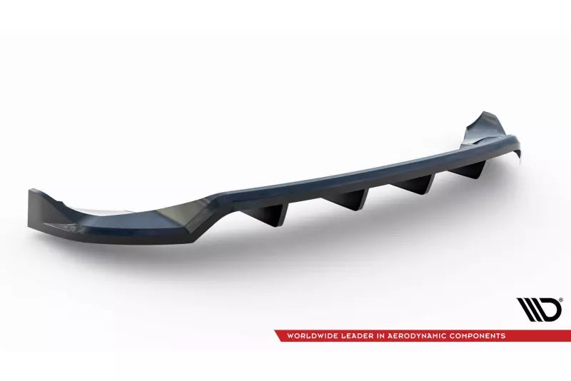 Maxton Design mittlerer Heckdiffusor DTM Look für Jeep Compass Limited Mk2 Facelift Hochglanz schwarz – Ansicht 3