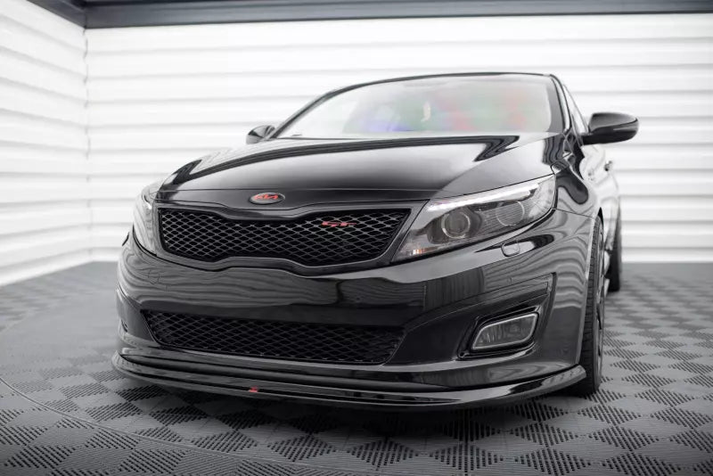 Maxton Design Frontlippe für Kia Optima Mk3 Hochglanz schwarz – Ansicht 1