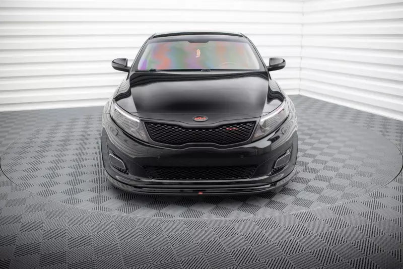 Maxton Design Frontlippe für Kia Optima Mk3 Hochglanz schwarz – Ansicht 2