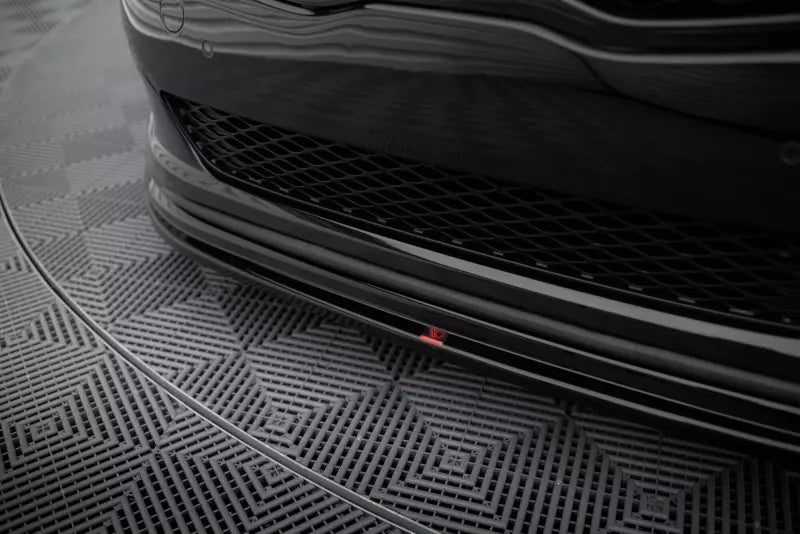 Maxton Design Frontlippe für Kia Optima Mk3 Hochglanz schwarz – Ansicht 3