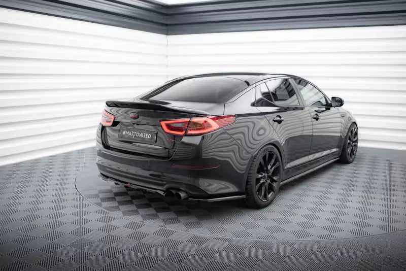 Maxton Design mittlerer Heckdiffusor DTM Look für Kia Optima Mk3 Hochglanz schwarz – Ansicht 2