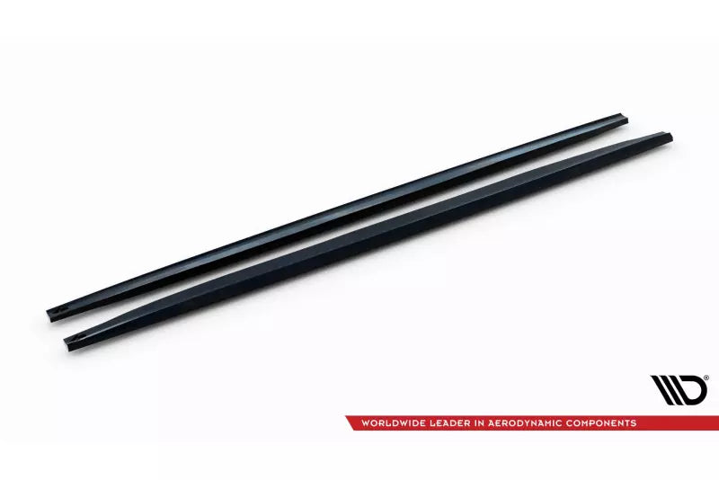 Maxton Design Seitenschweller (Paar) für Kia Optima Mk3 Hochglanz schwarz – Ansicht 4