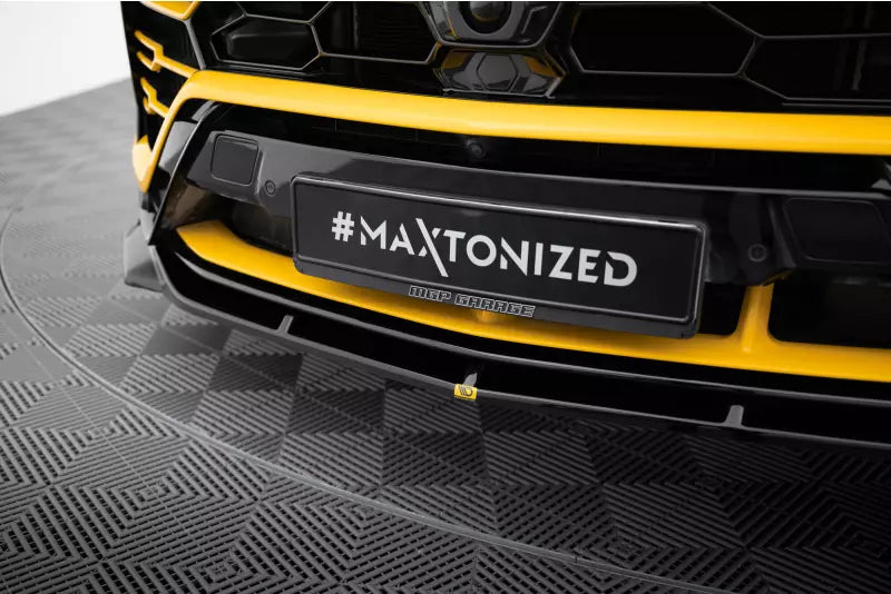 Maxton Design Frontlippe V.3 für Lamborghini Urus Mk1 Hochglanz schwarz – Ansicht 3