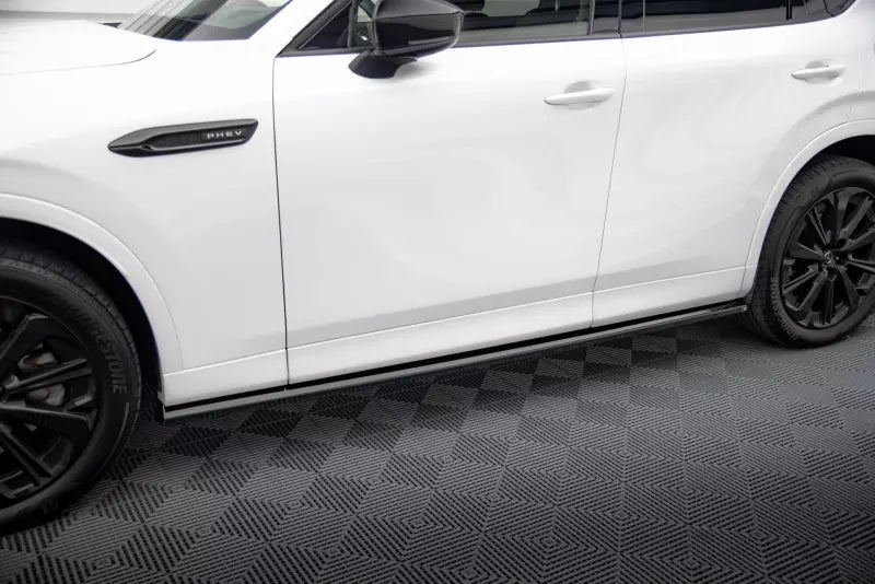 Maxton Design Seitenschweller (Paar) für Mazda CX-60 Mk1 Hochglanz schwarz – Ansicht 1