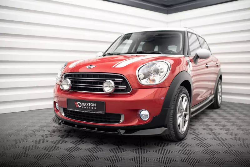 Maxton Design Frontlippe für Mini Cooper Countryman R60 Facelift Hochglanz schwarz – Ansicht 1