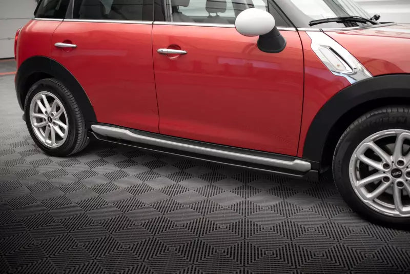 Maxton Design Seitenschweller (Paar) für Mini Cooper Countryman R60 Facelift Hochglanz schwarz – Ansicht 3