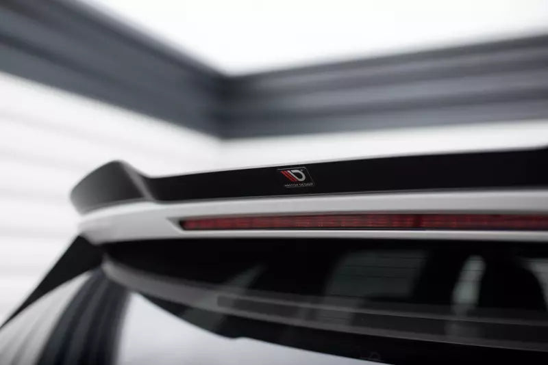 Maxton Design Heckspoiler Lippe für Mercedes-Benz C Kombi AMG-Line / 43 AMG S206 Hochglanz schwarz – Ansicht 2
