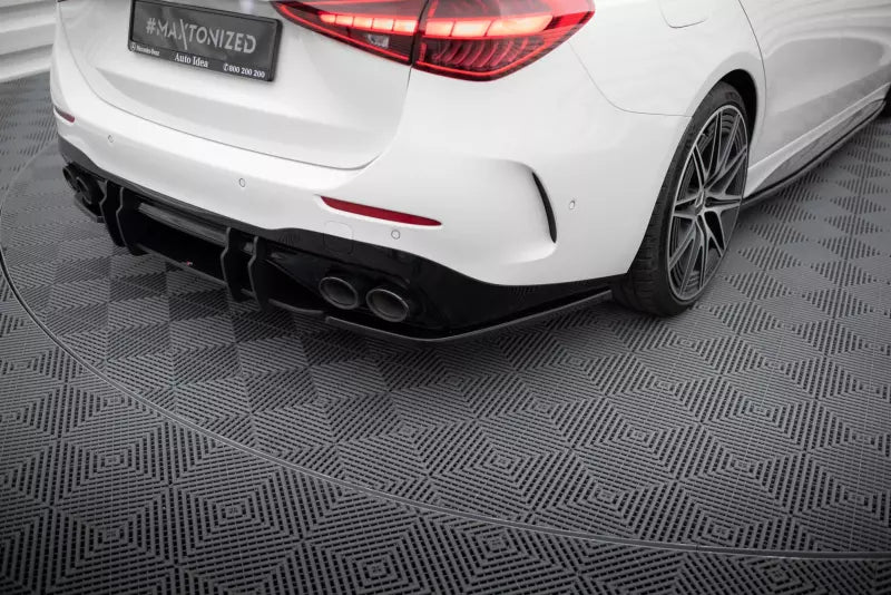 Maxton Design Diffusor Flaps für Mercedes-Benz C AMG-Line / 43 AMG W206 Hochglanz schwarz – Ansicht 1