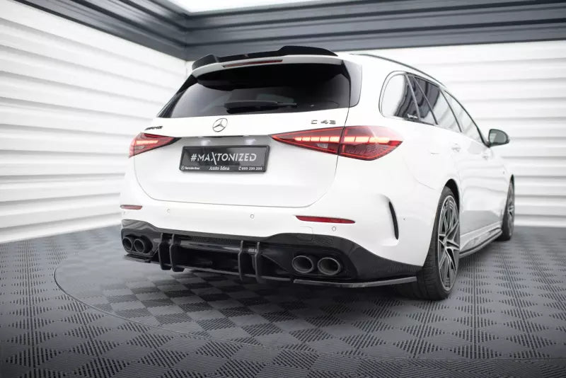 Maxton Design Diffusor Flaps für Mercedes-Benz C AMG-Line / 43 AMG W206 Hochglanz schwarz – Ansicht 3